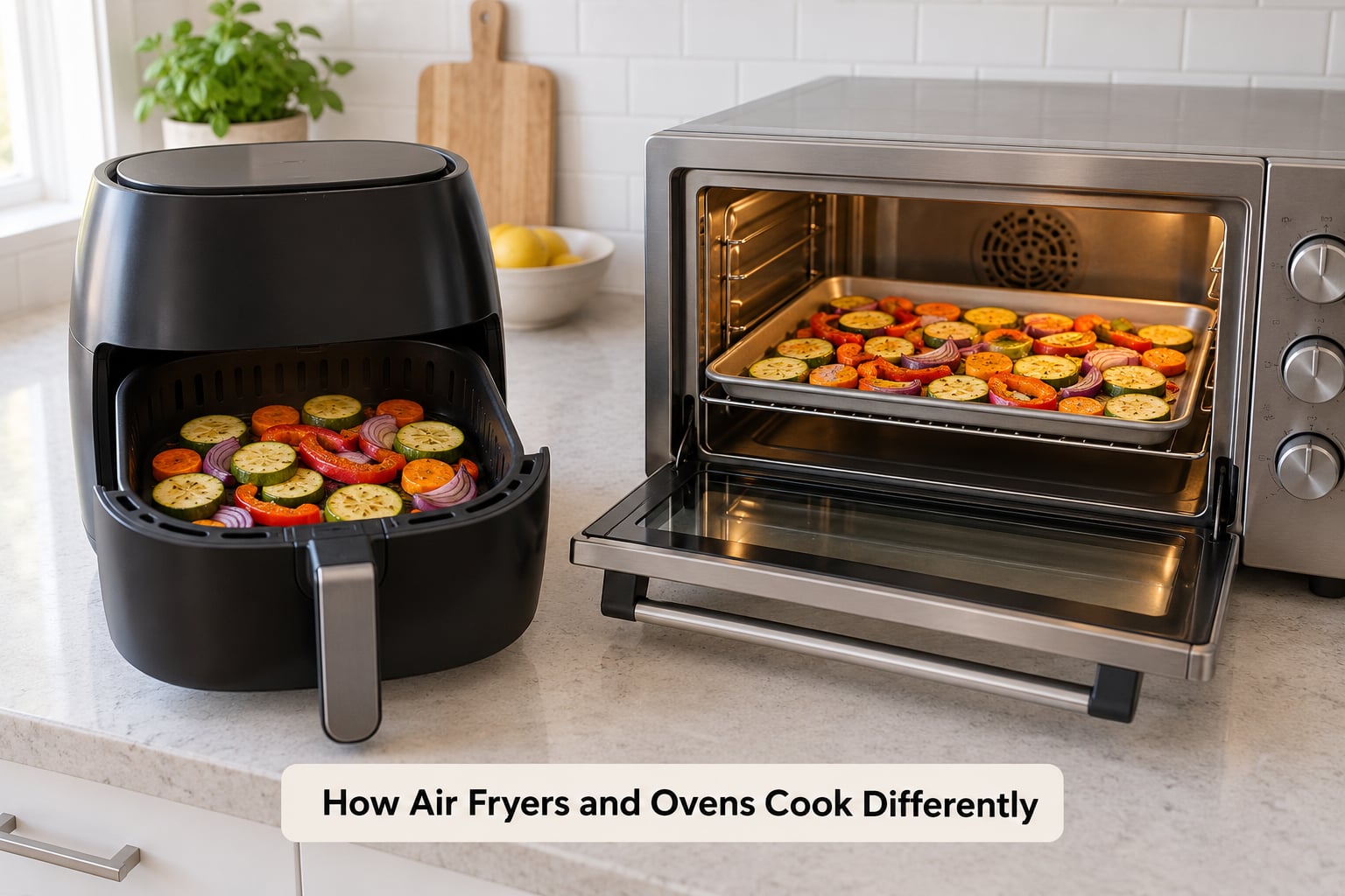 How Air Fryers and Ovens Cook Differently