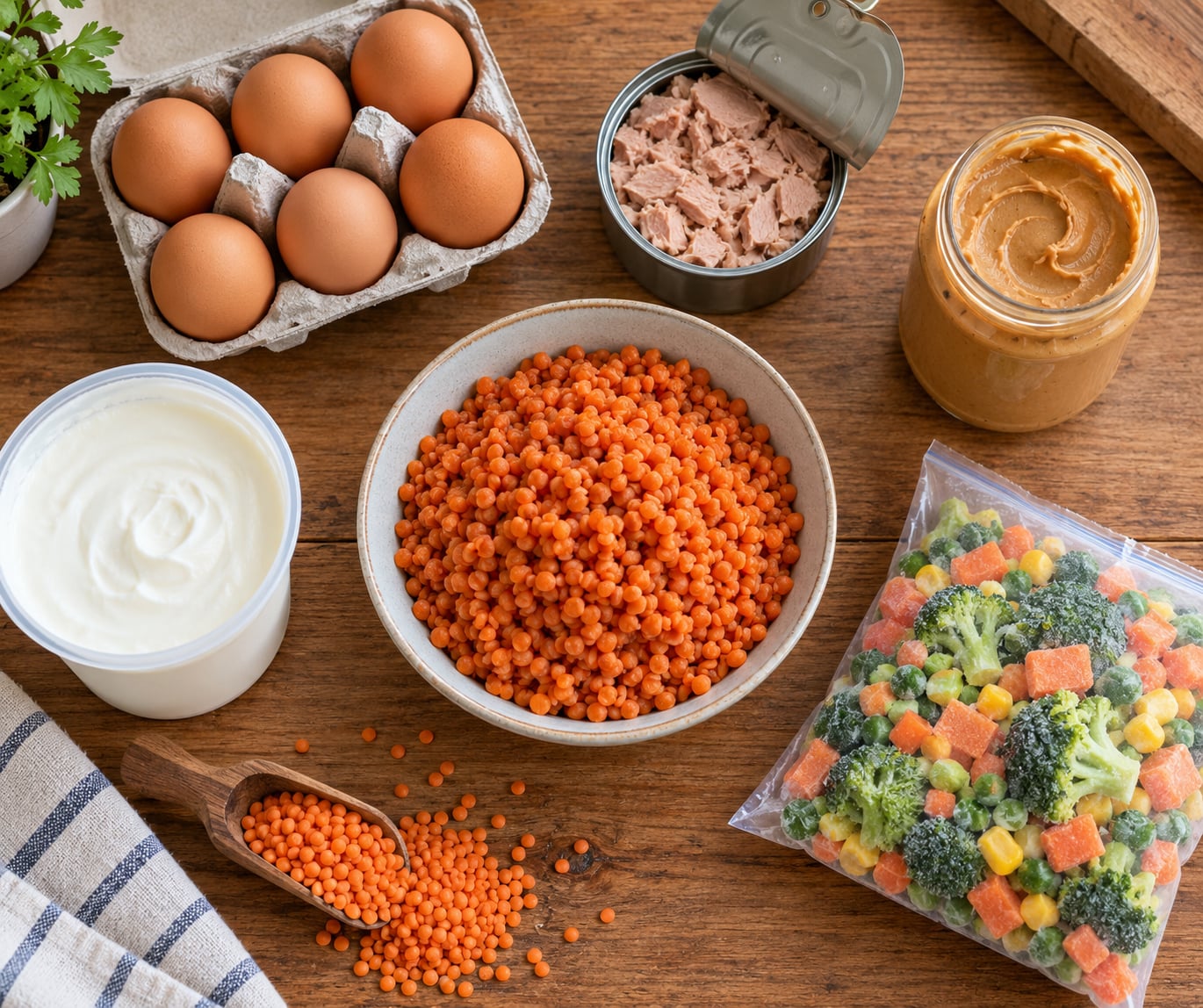 cheap high protein foods for a tight budget
