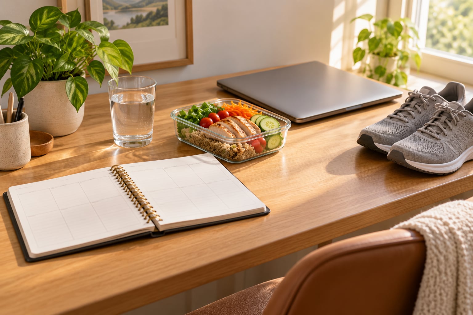 how to lose weight while working a desk job