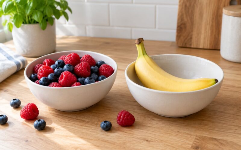 Berries vs Bananas for a Lower Sugar Snack (October 2026)