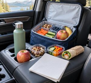 how to eat healthy on a road trip