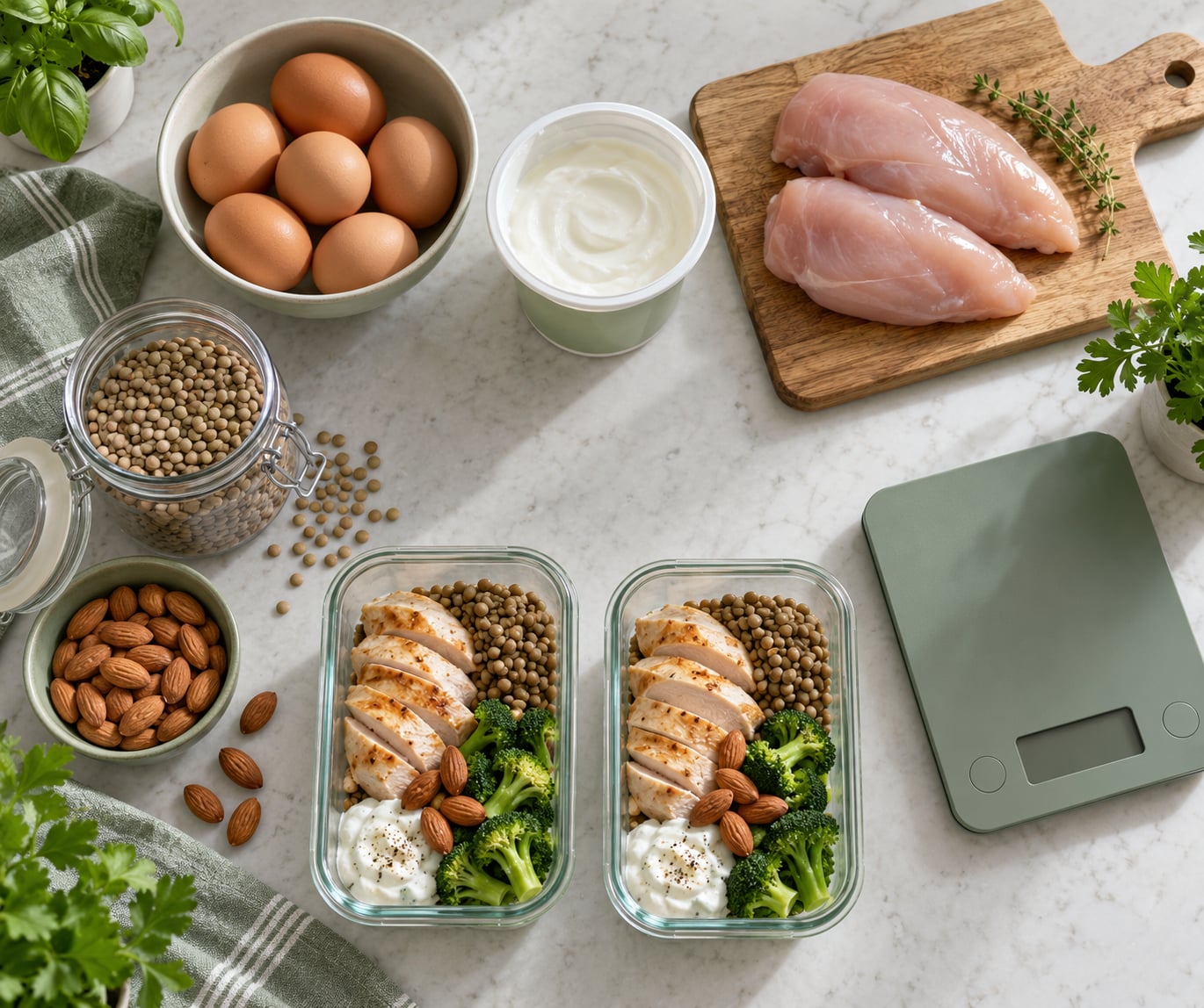 how to eat 100 grams of protein a day