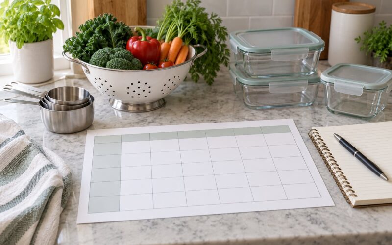 How to Build a Weekly Meal Plan From Scratch (2026)