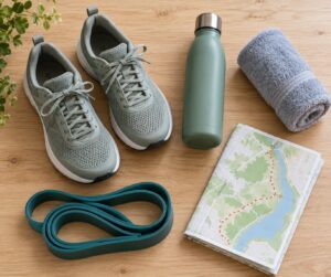 how to stay active on vacation without a gym