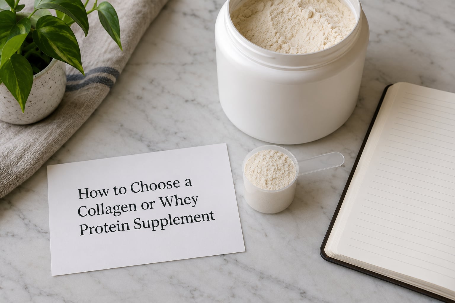 How to Choose a Collagen or Whey Protein Supplement