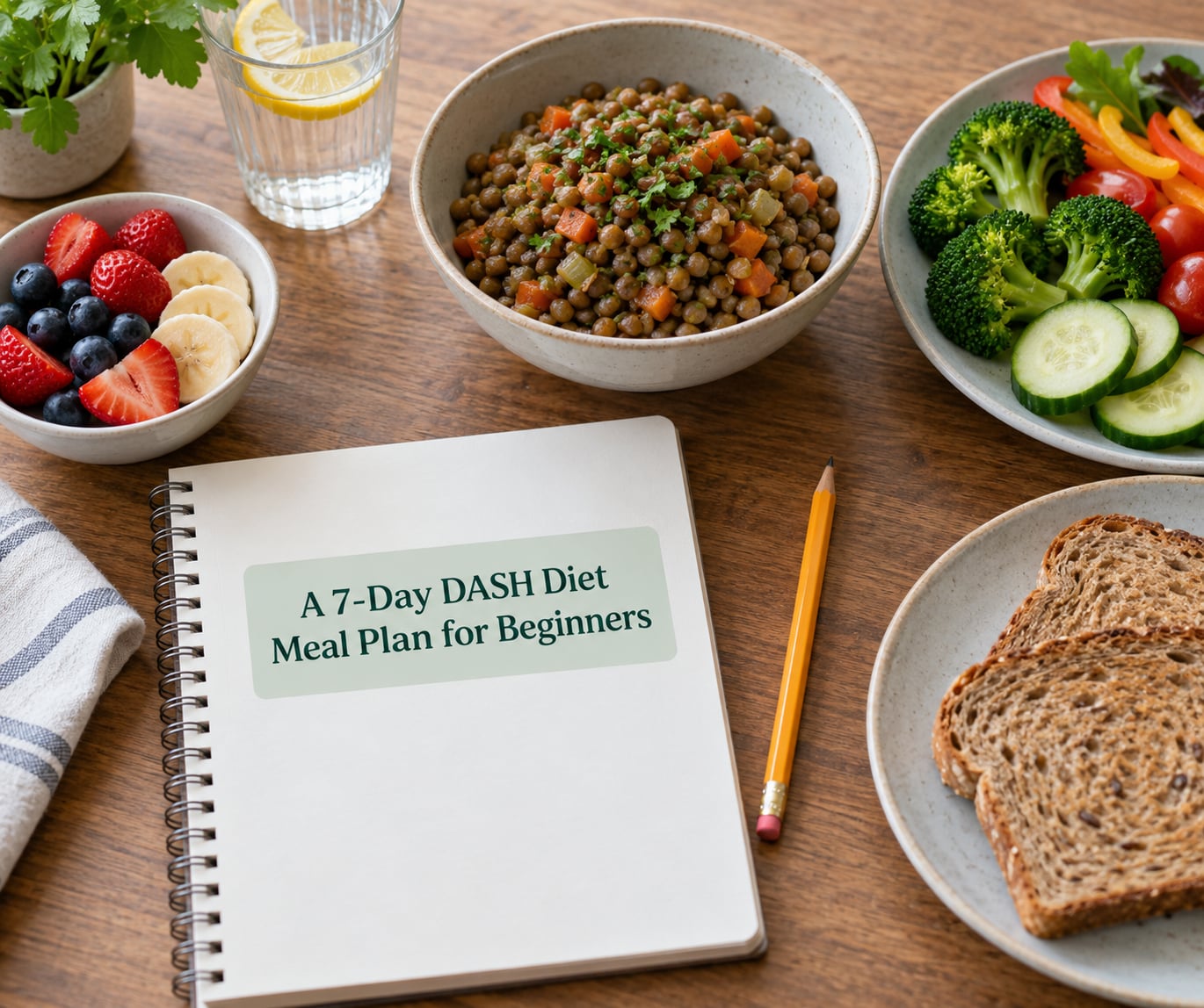 A 7-Day DASH Diet Meal Plan for Beginners