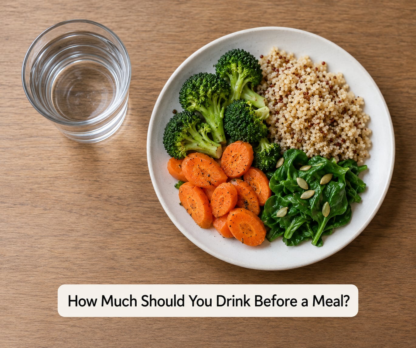 How Much Should You Drink Before a Meal?