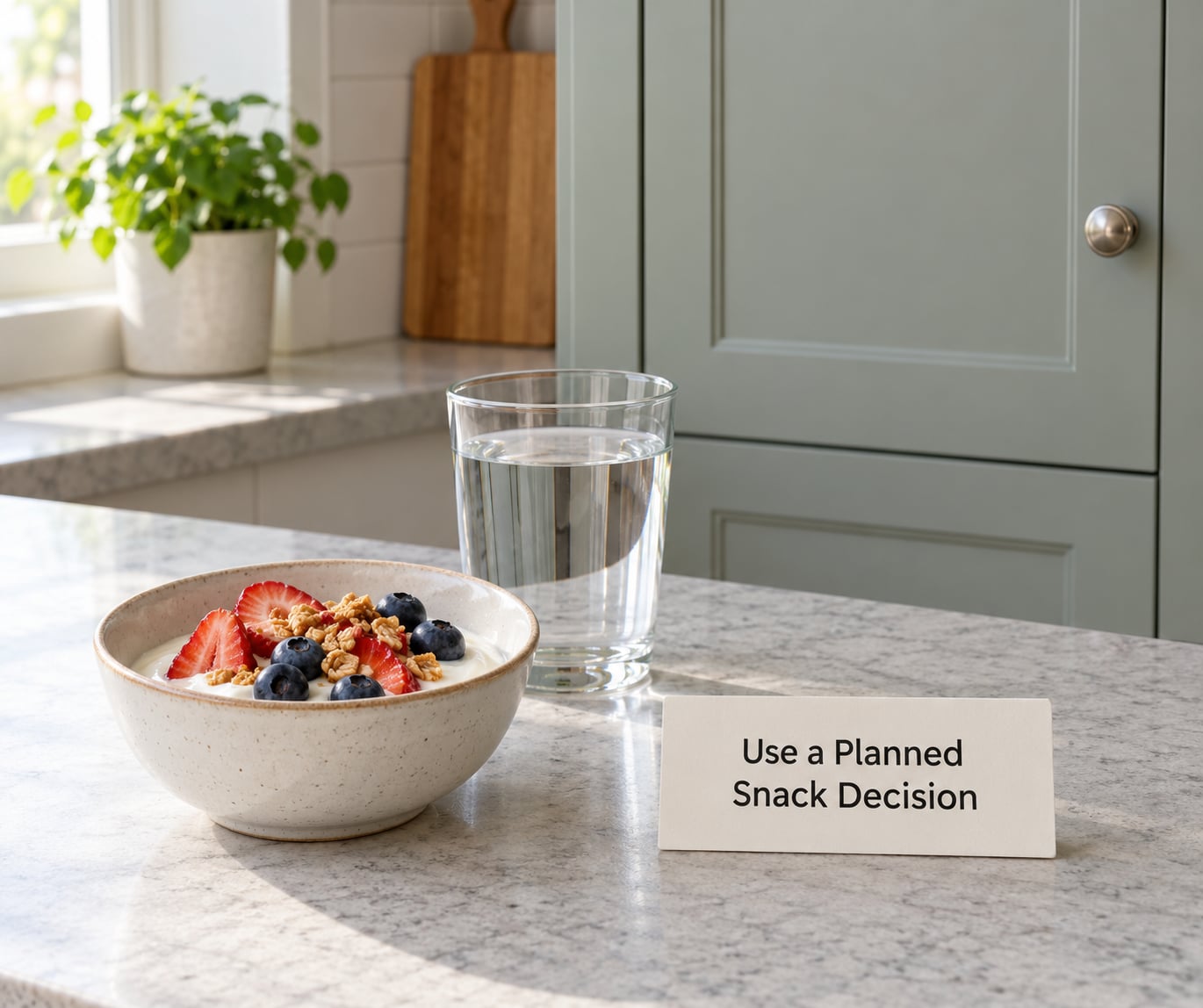 Use a Planned Snack Decision