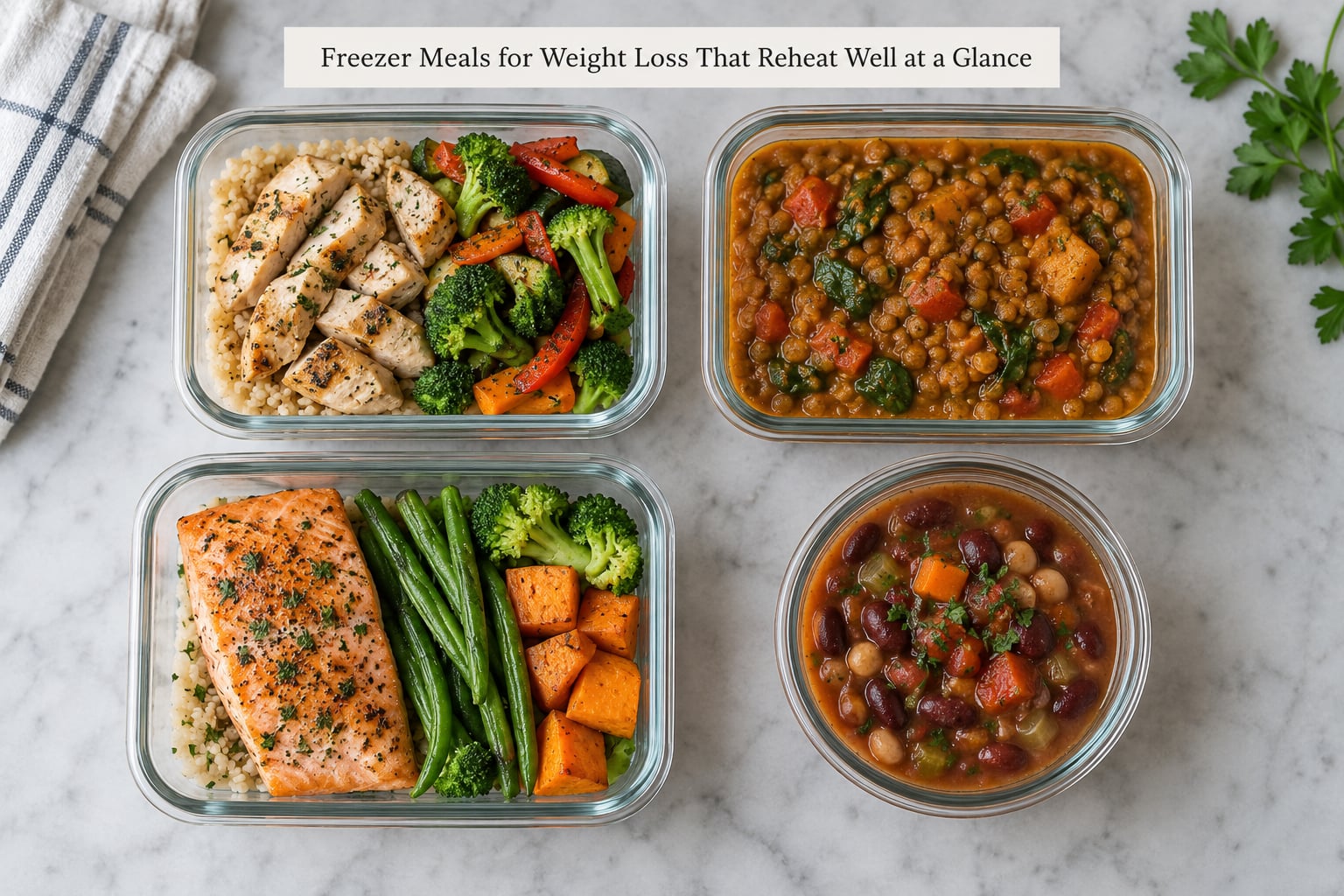Freezer Meals for Weight Loss That Reheat Well at a Glance