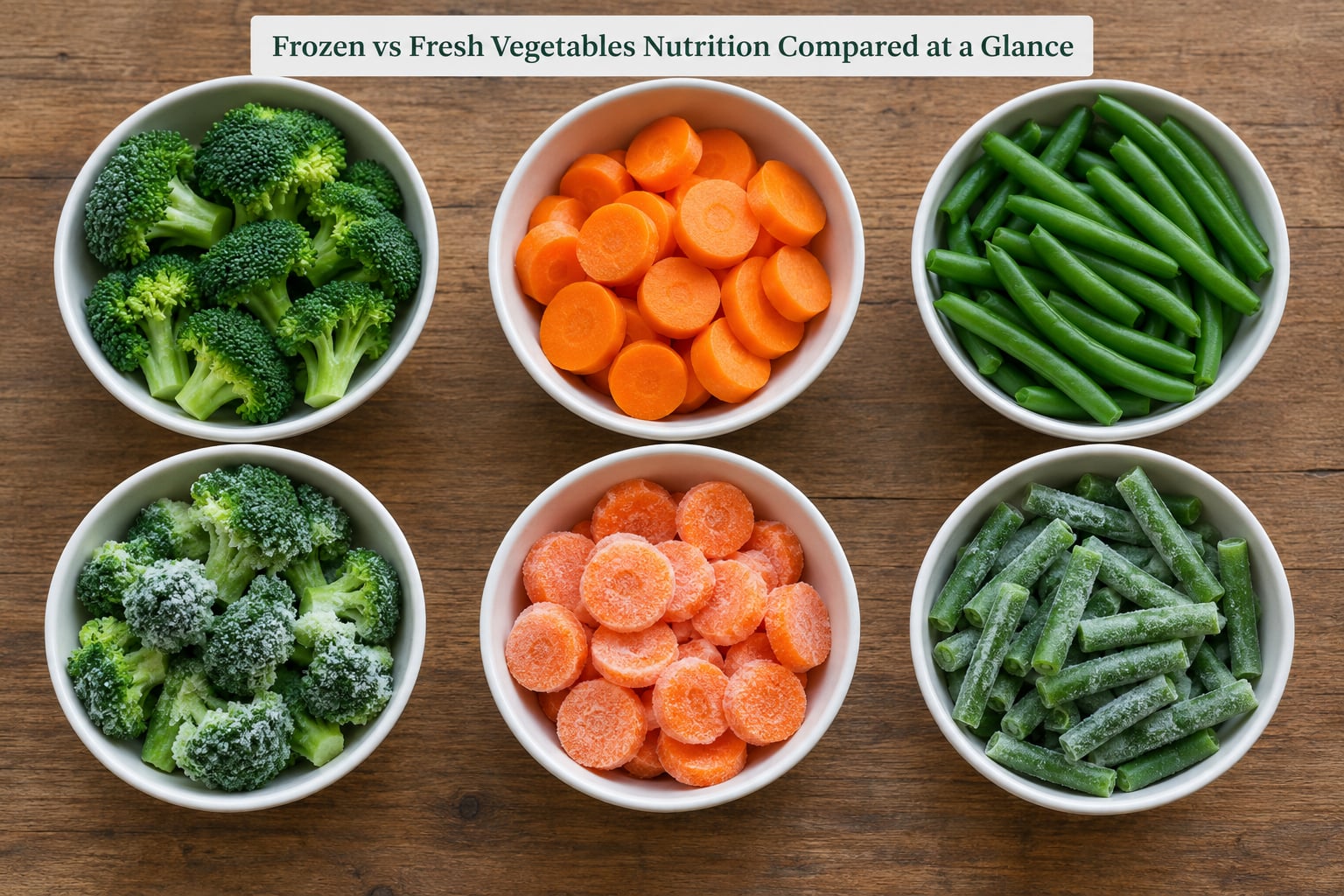 Frozen vs Fresh Vegetables Nutrition Compared at a Glance