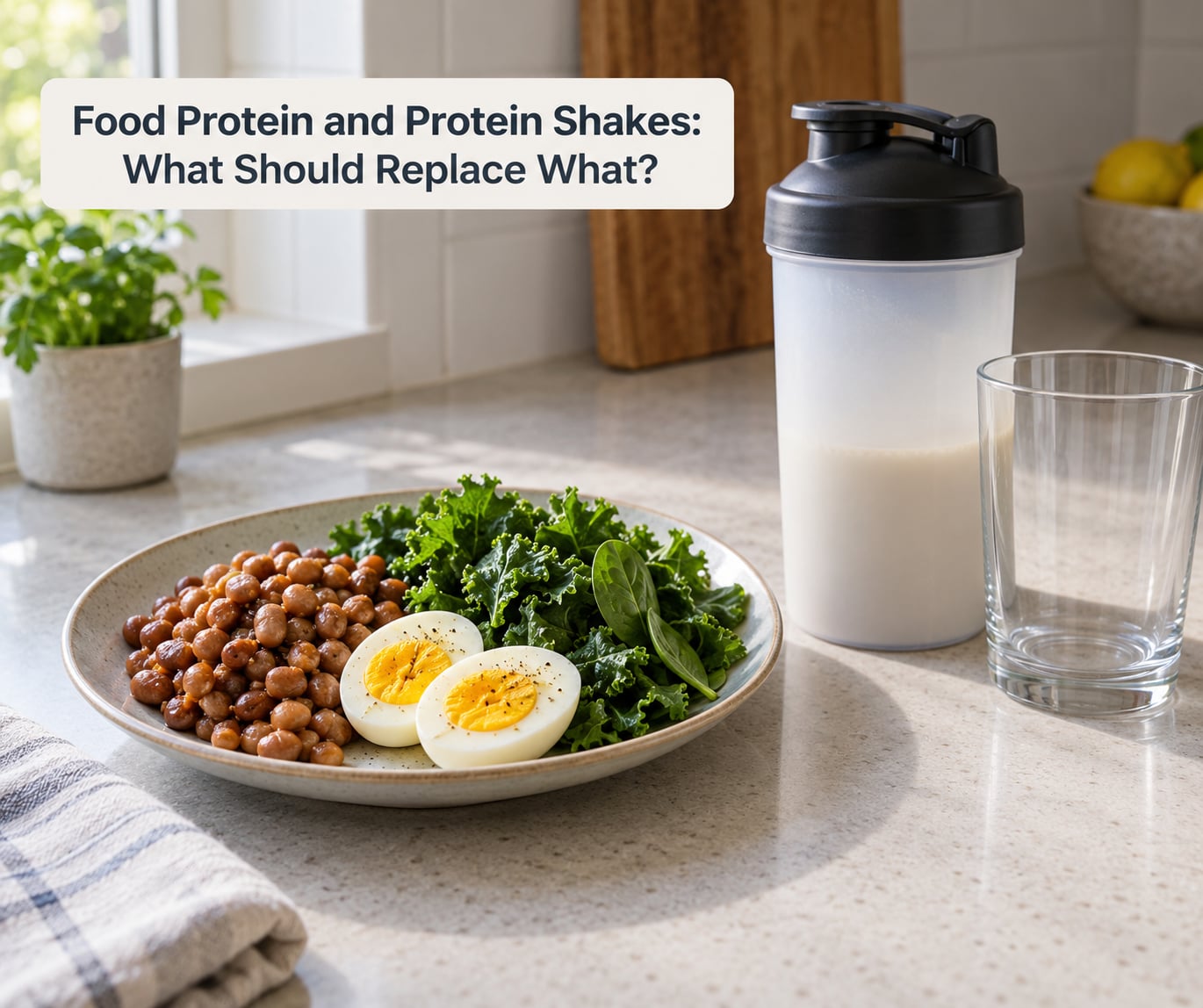Food Protein and Protein Shakes: What Should Replace What?