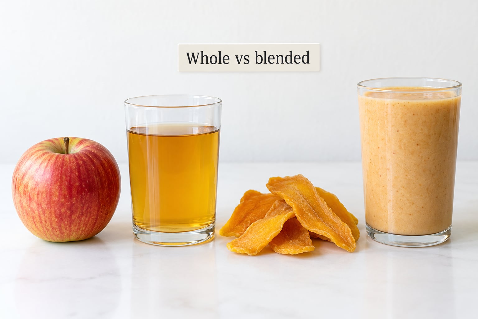 Whole Fruit vs. Fruit Juice, Dried Fruit, and Smoothies
