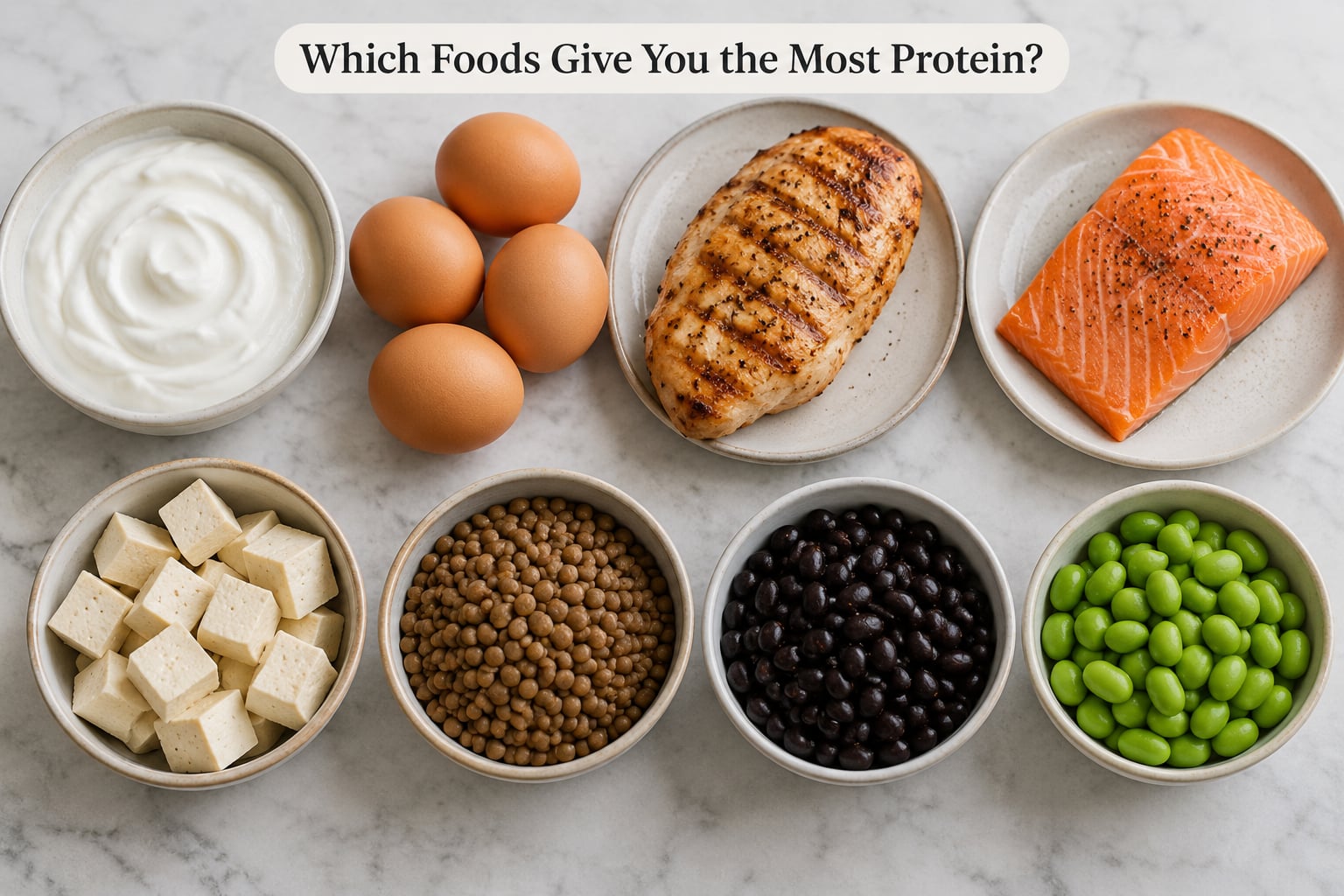Which Foods Give You the Most Protein?