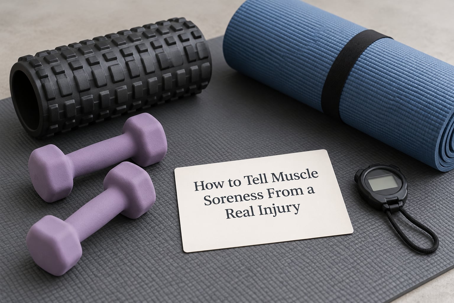 How to Tell Muscle Soreness From a Real Injury