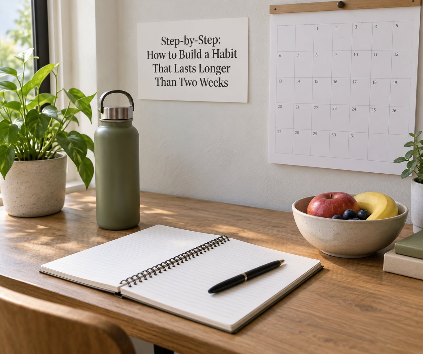 Step-by-Step: How to Build a Habit That Lasts Longer Than Two Weeks