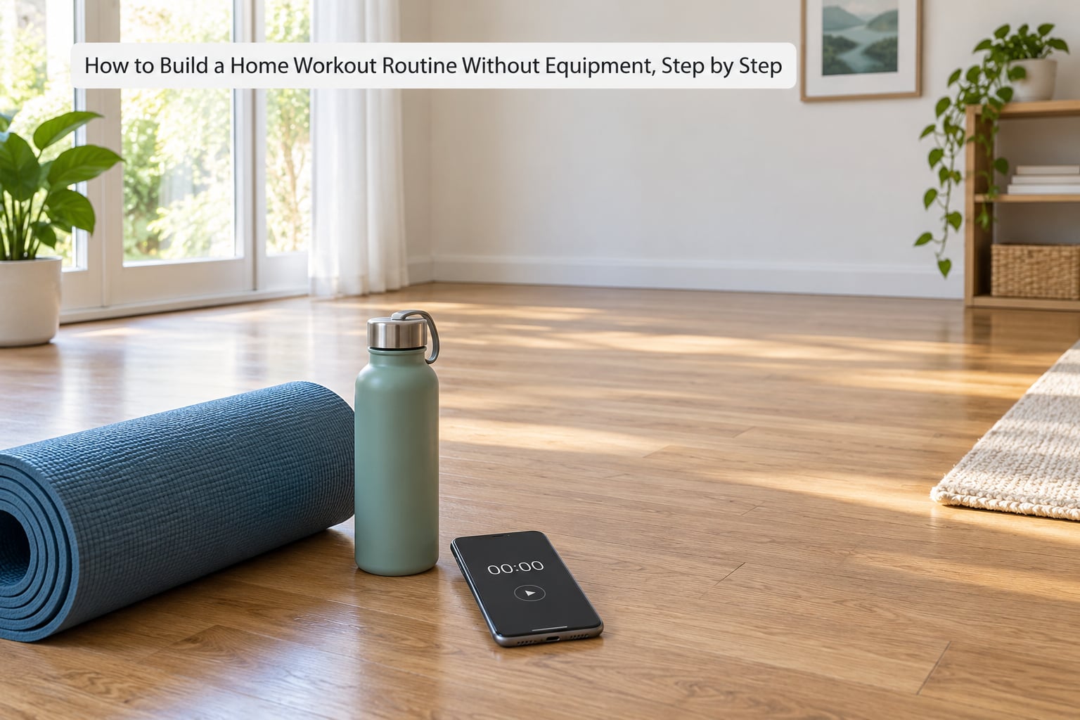 How to Build a Home Workout Routine Without Equipment, Step by Step