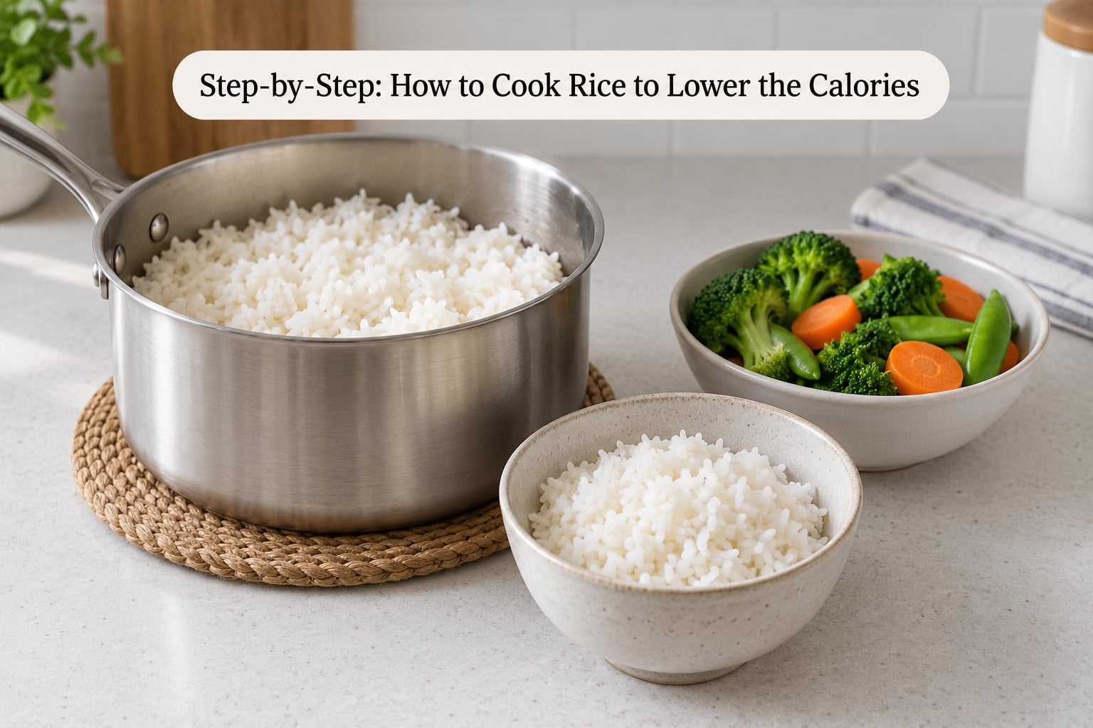 Step-by-Step: How to Cook Rice to Lower the Calories