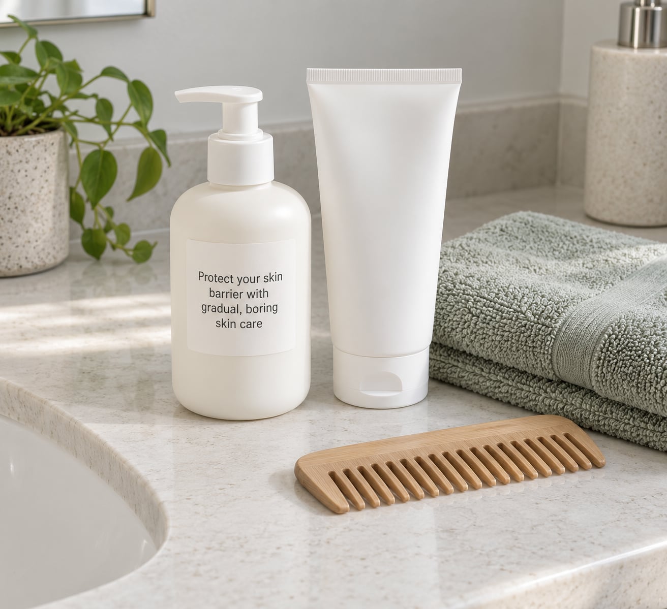 Protect your skin barrier with gradual, boring skin care