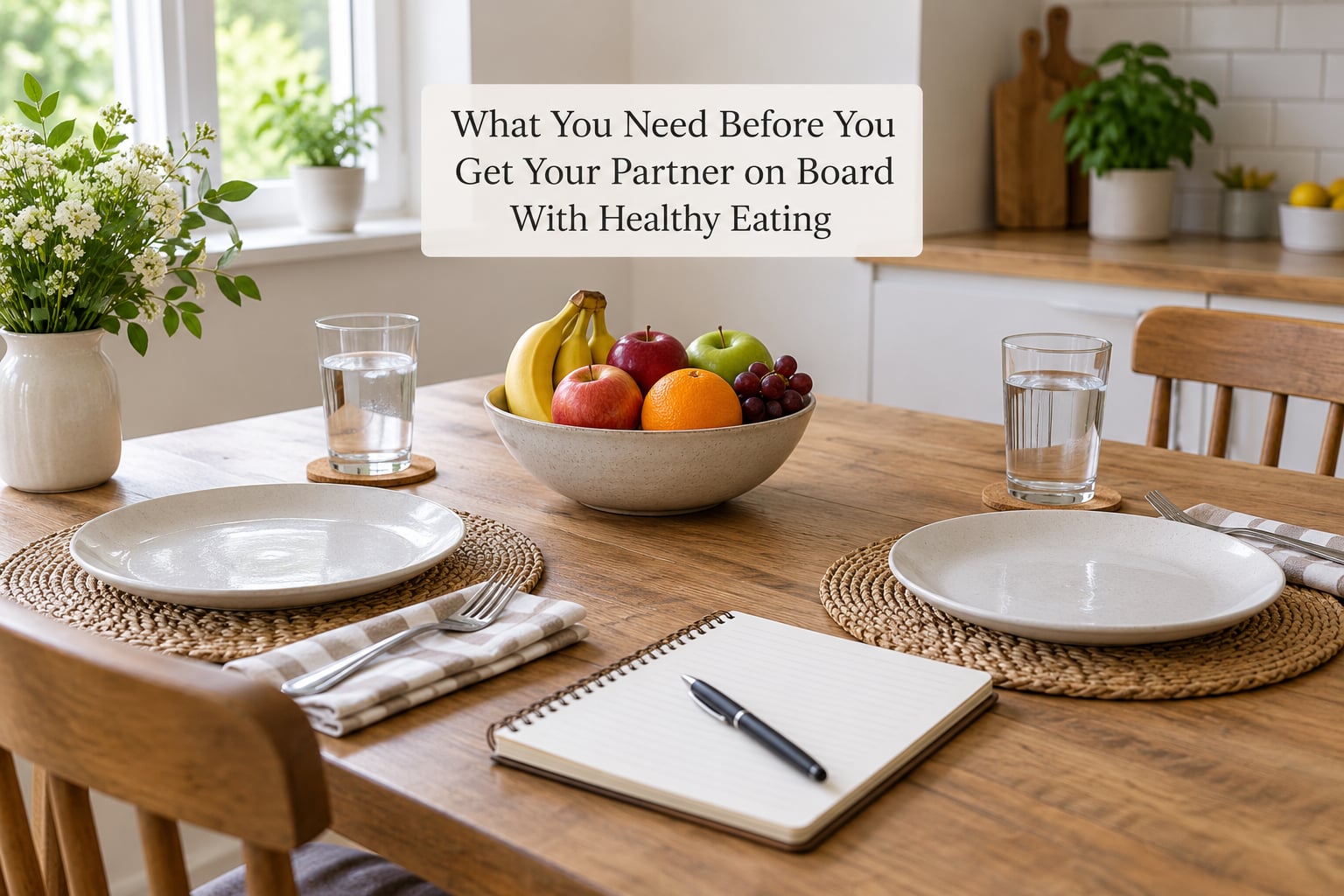 What You Need Before You Get Your Partner on Board With Healthy Eating