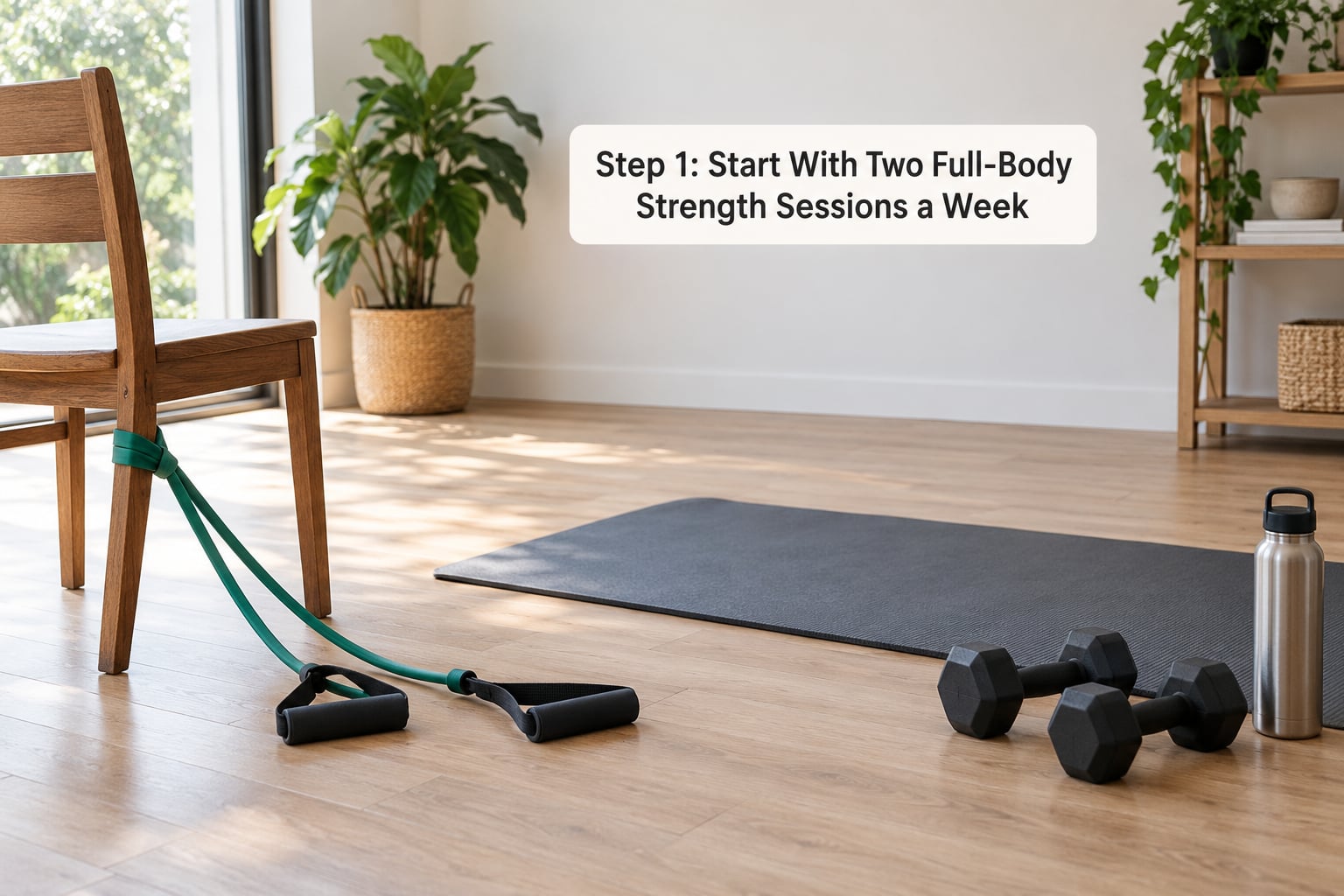 Step 1: Start With Two Full-Body Strength Sessions a Week
