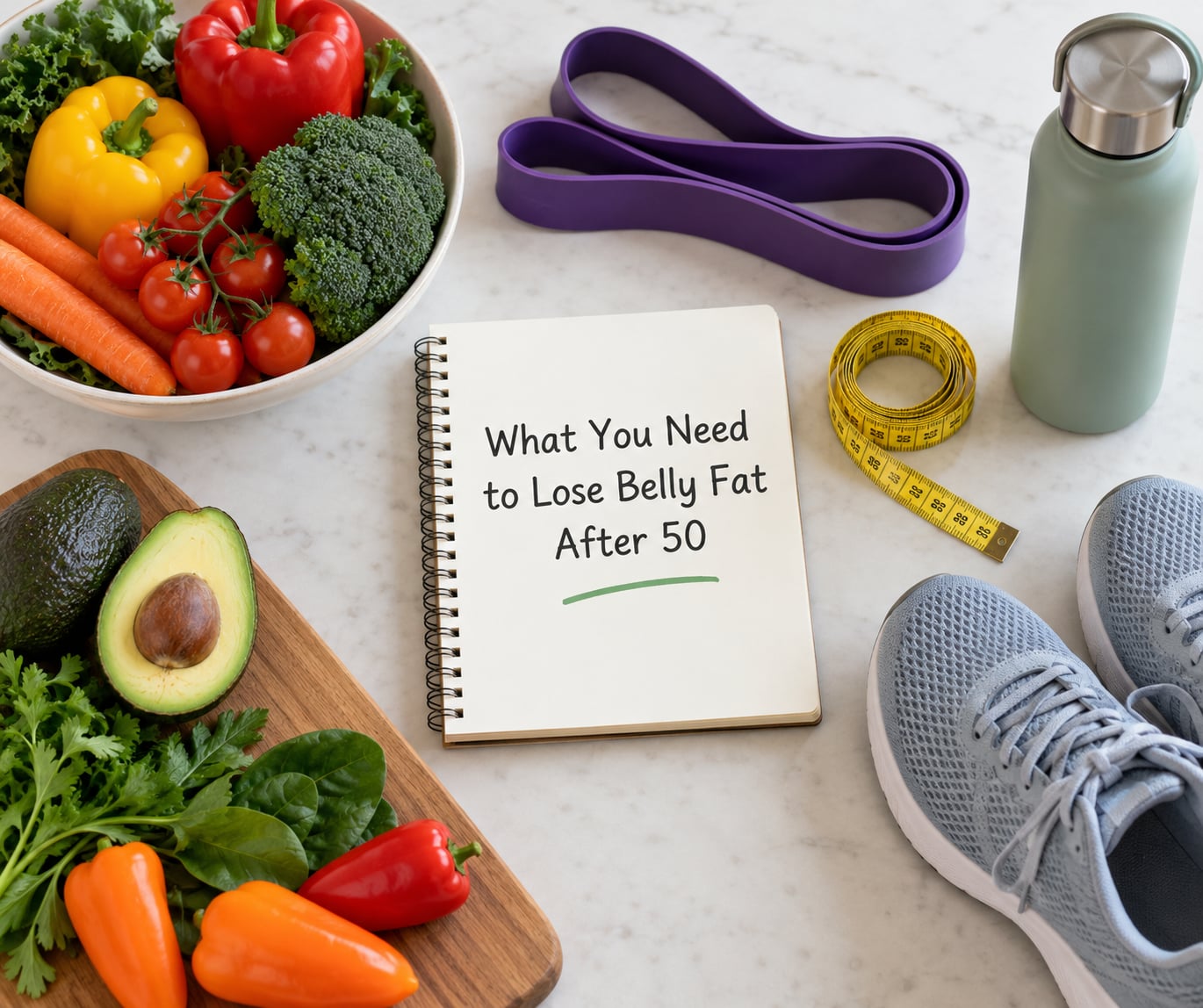 What You Need to Lose Belly Fat After 50