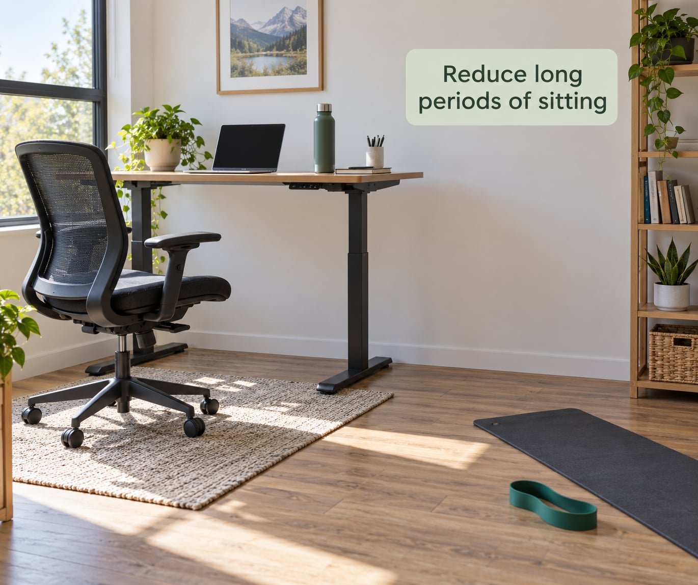 Reduce long periods of sitting