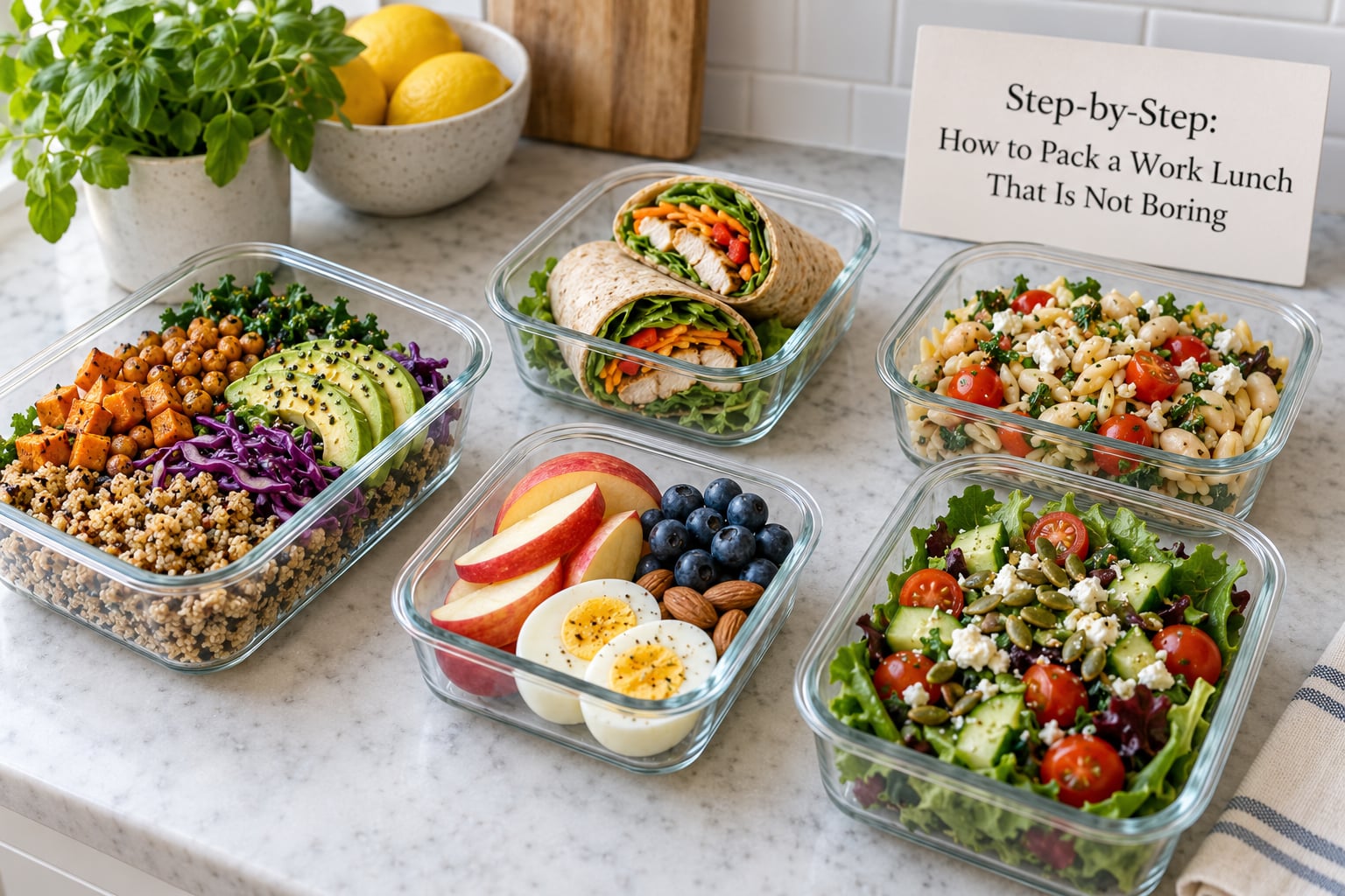 Step-by-Step: How to Pack a Work Lunch That Is Not Boring