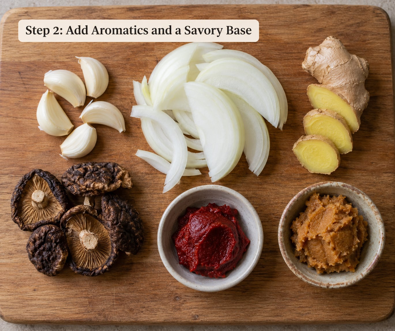 Step 2: Add Aromatics and a Savory Base