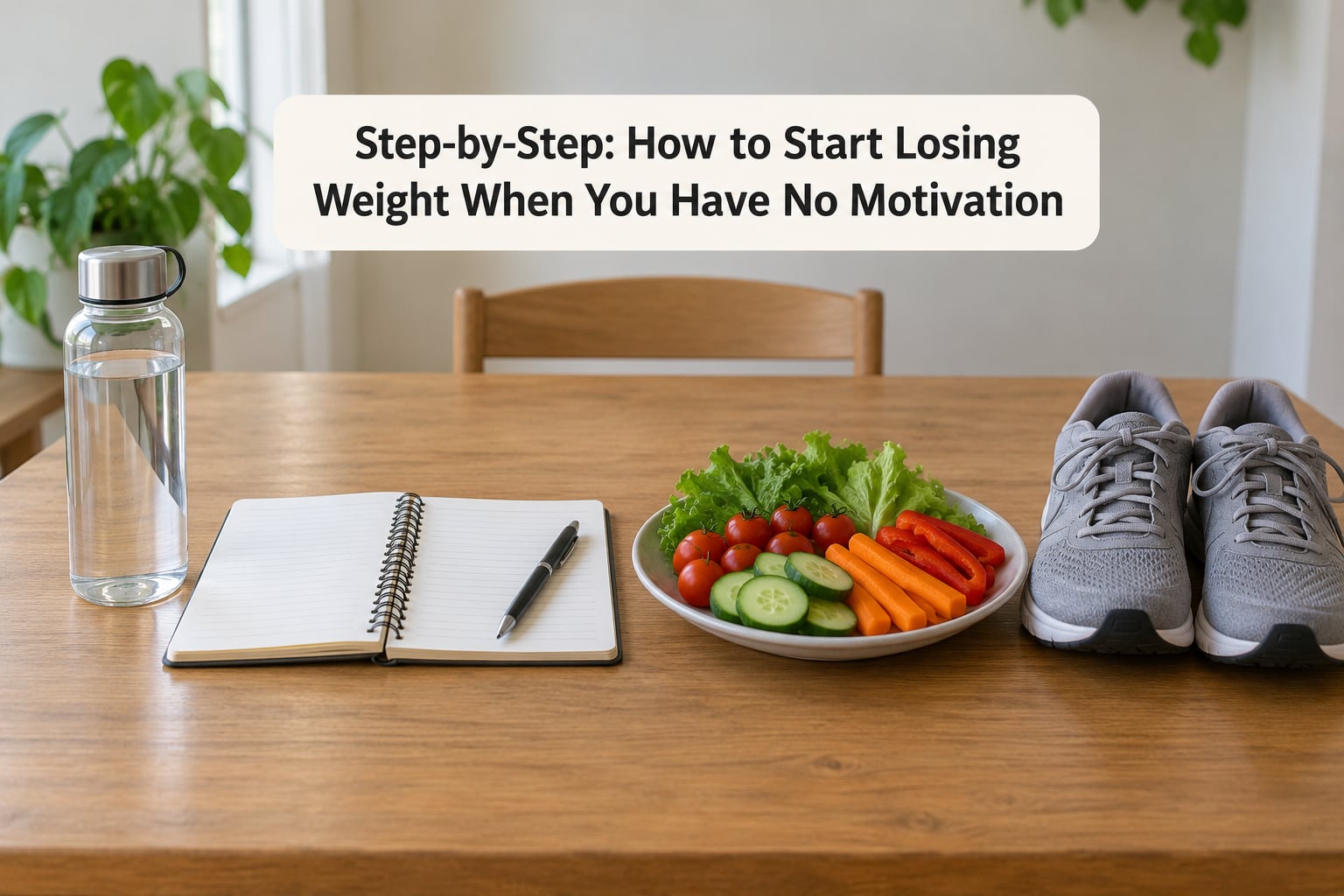 Step-by-Step: How to Start Losing Weight When You Have No Motivation
