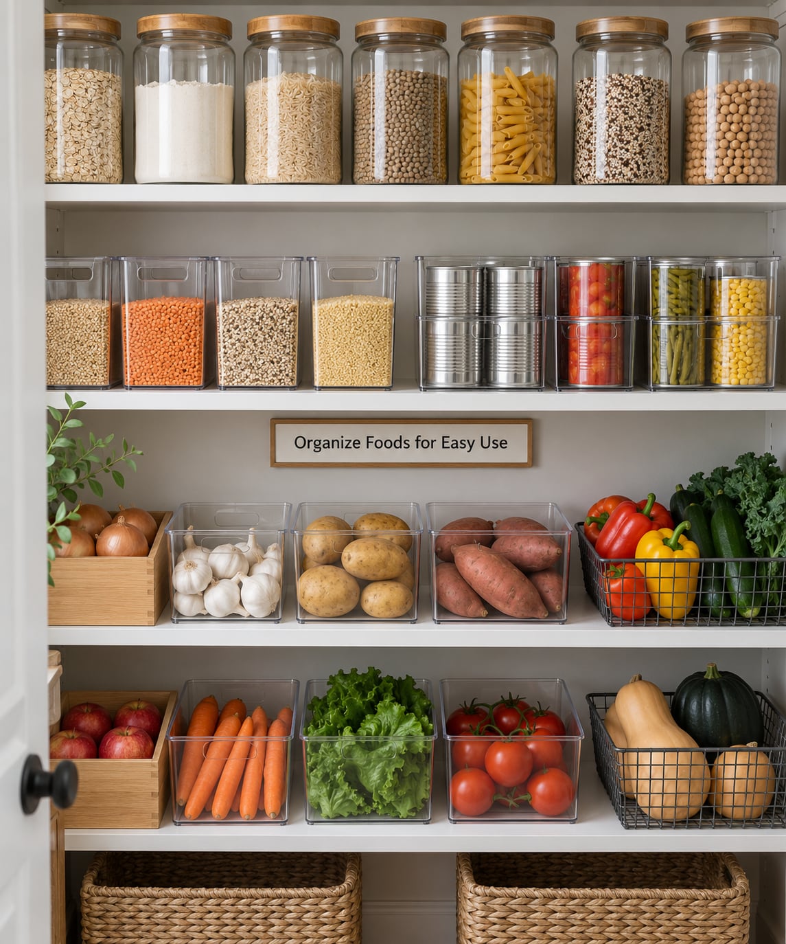 Organize Foods for Easy Use