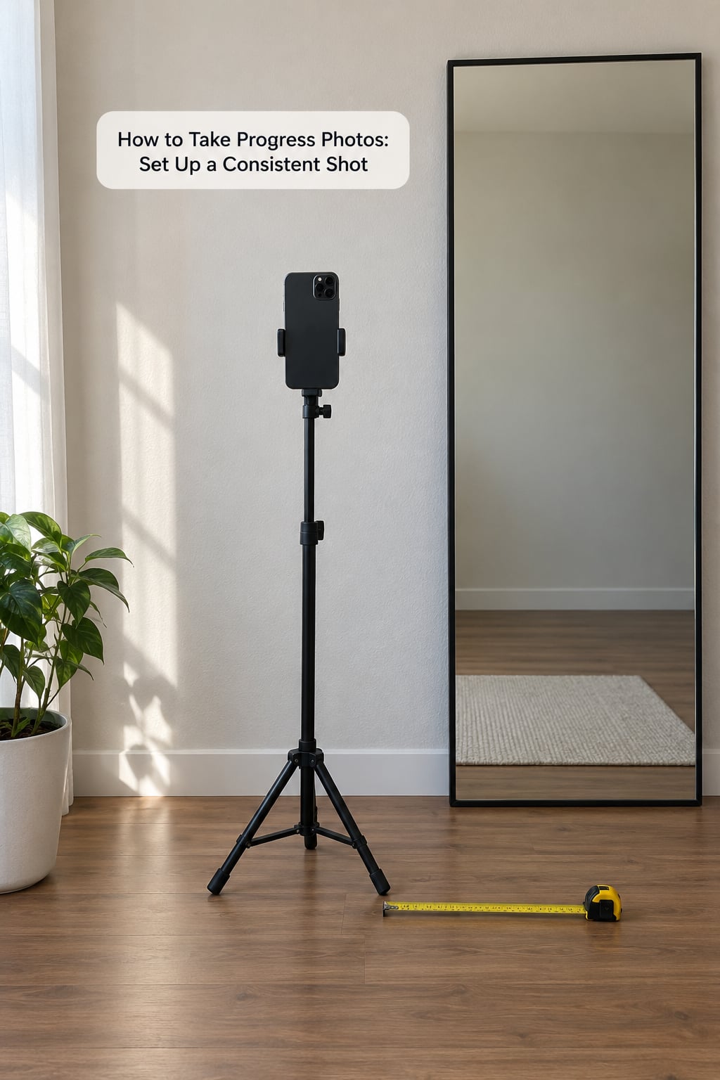 How to Take Progress Photos: Set Up a Consistent Shot