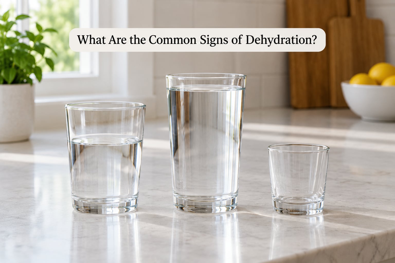 What Are the Common Signs of Dehydration?
