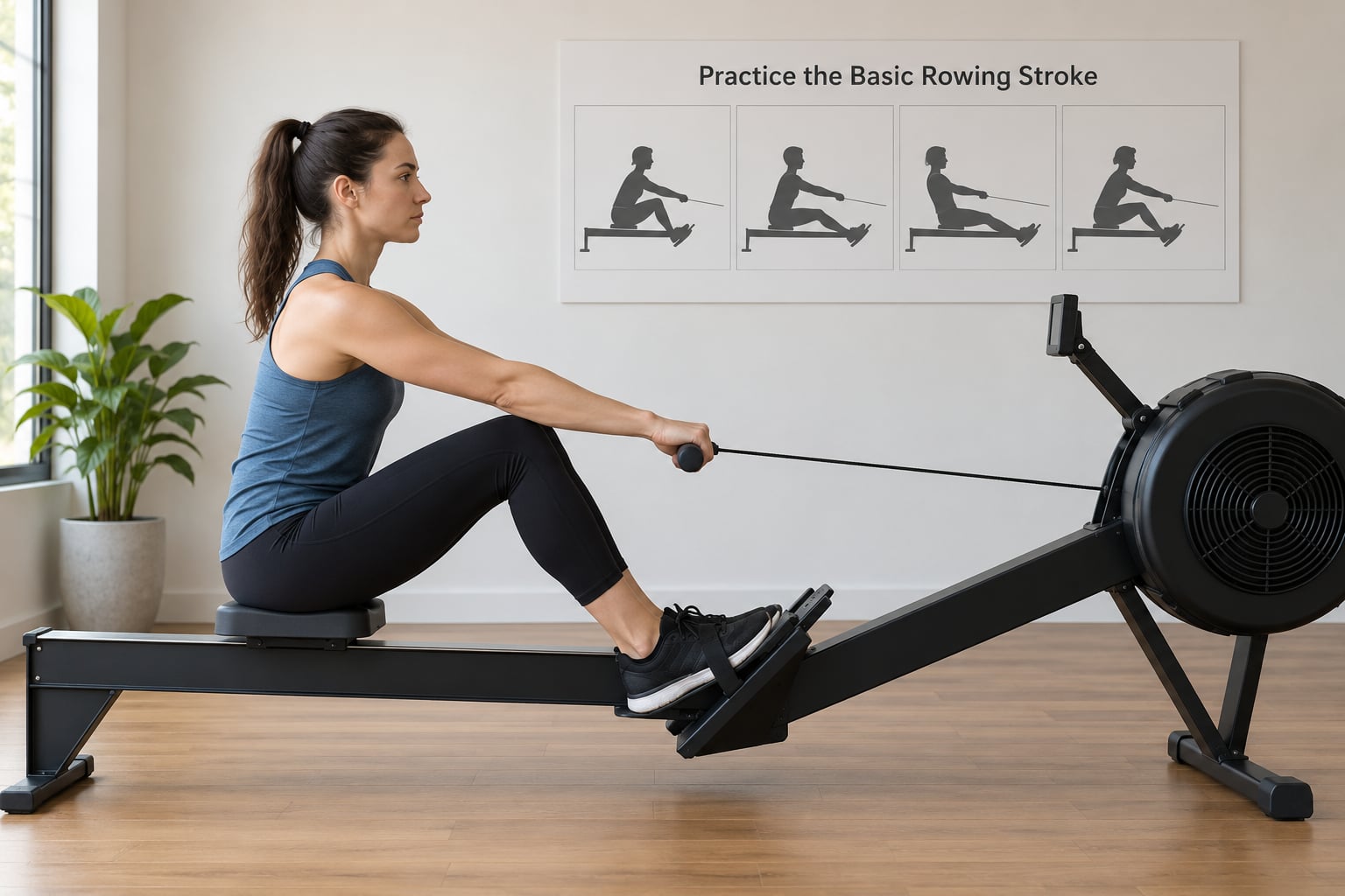 Practice the Basic Rowing Stroke
