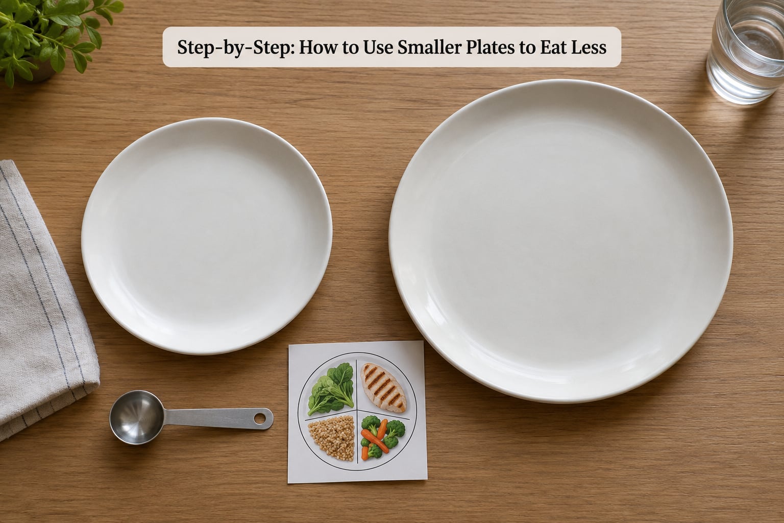 Step-by-Step: How to Use Smaller Plates to Eat Less