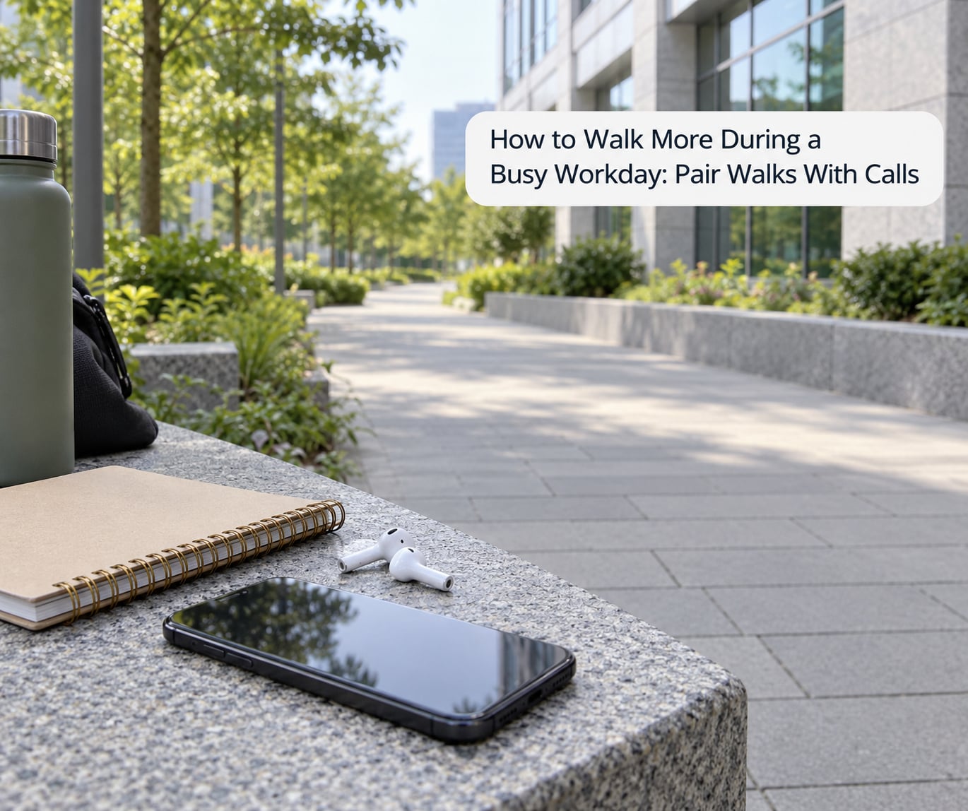 How to Walk More During a Busy Workday: Pair Walks With Calls