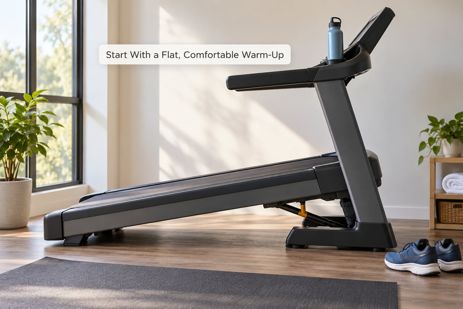 Start With a Flat, Comfortable Warm-Up