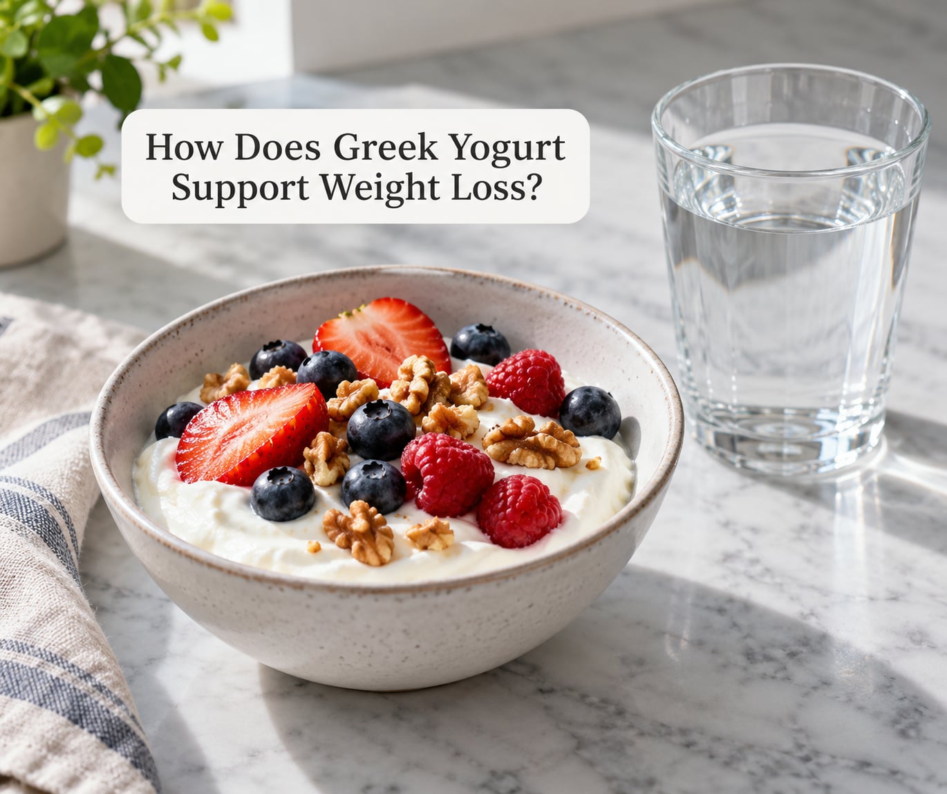 How Does Greek Yogurt Support Weight Loss?