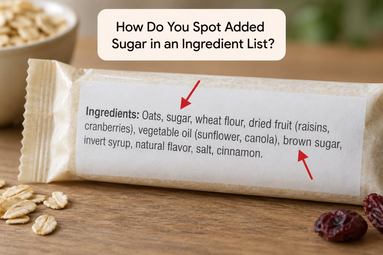 How Do You Spot Added Sugar in an Ingredient List?
