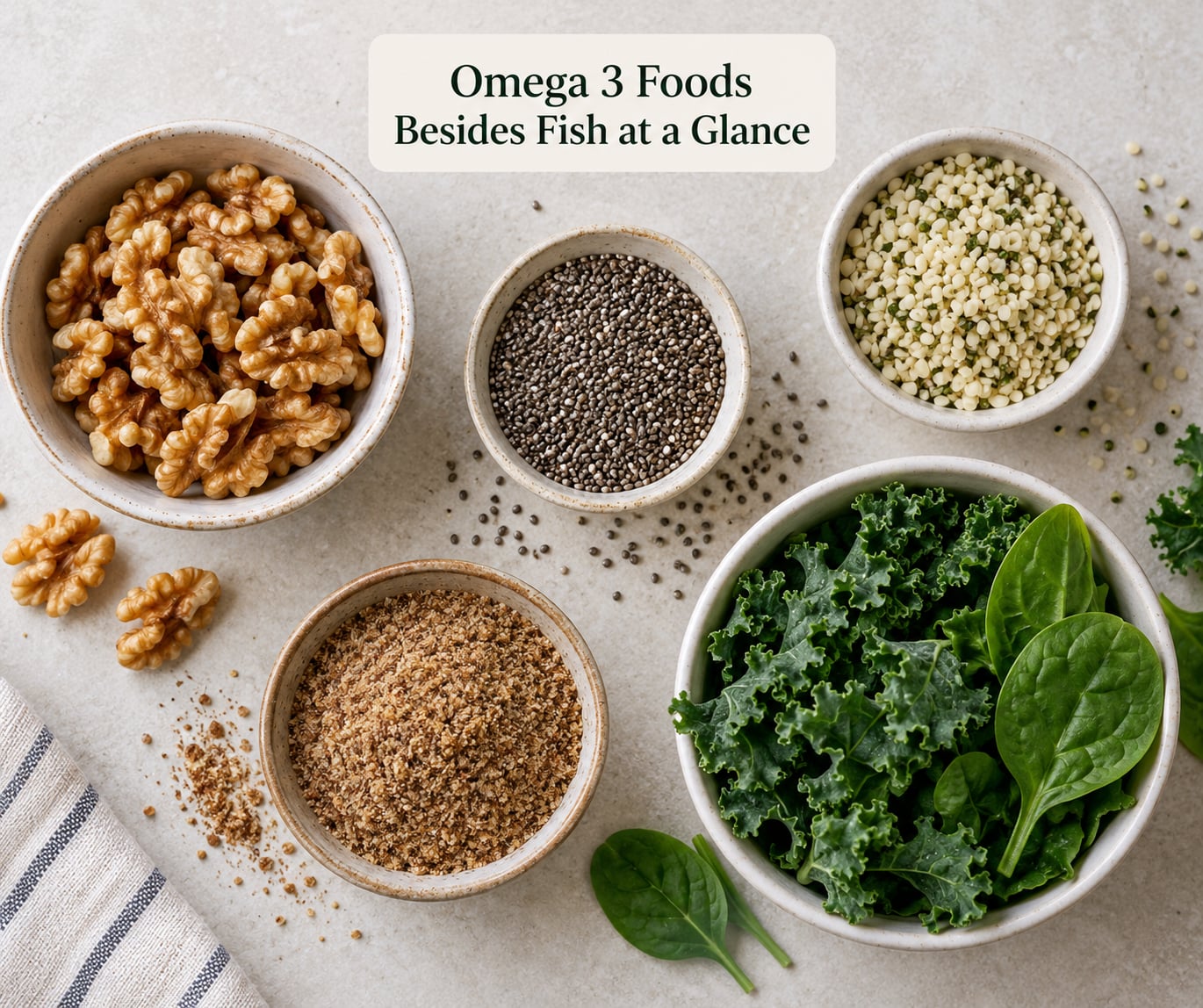 Omega 3 Foods Besides Fish at a Glance
