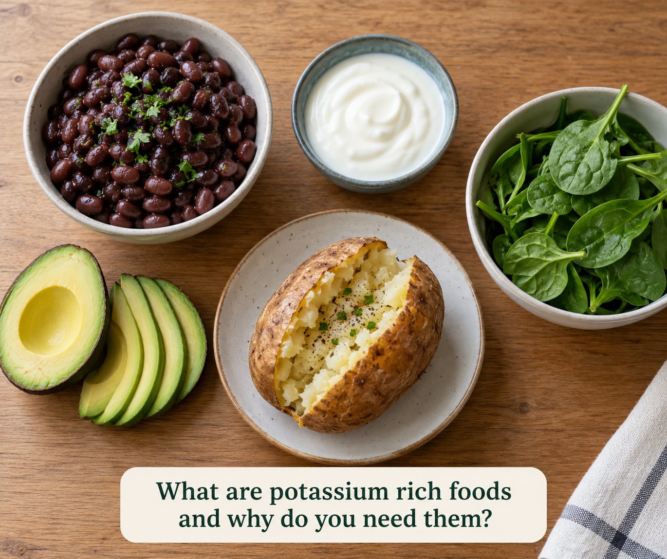 What are potassium rich foods and why do you need them?