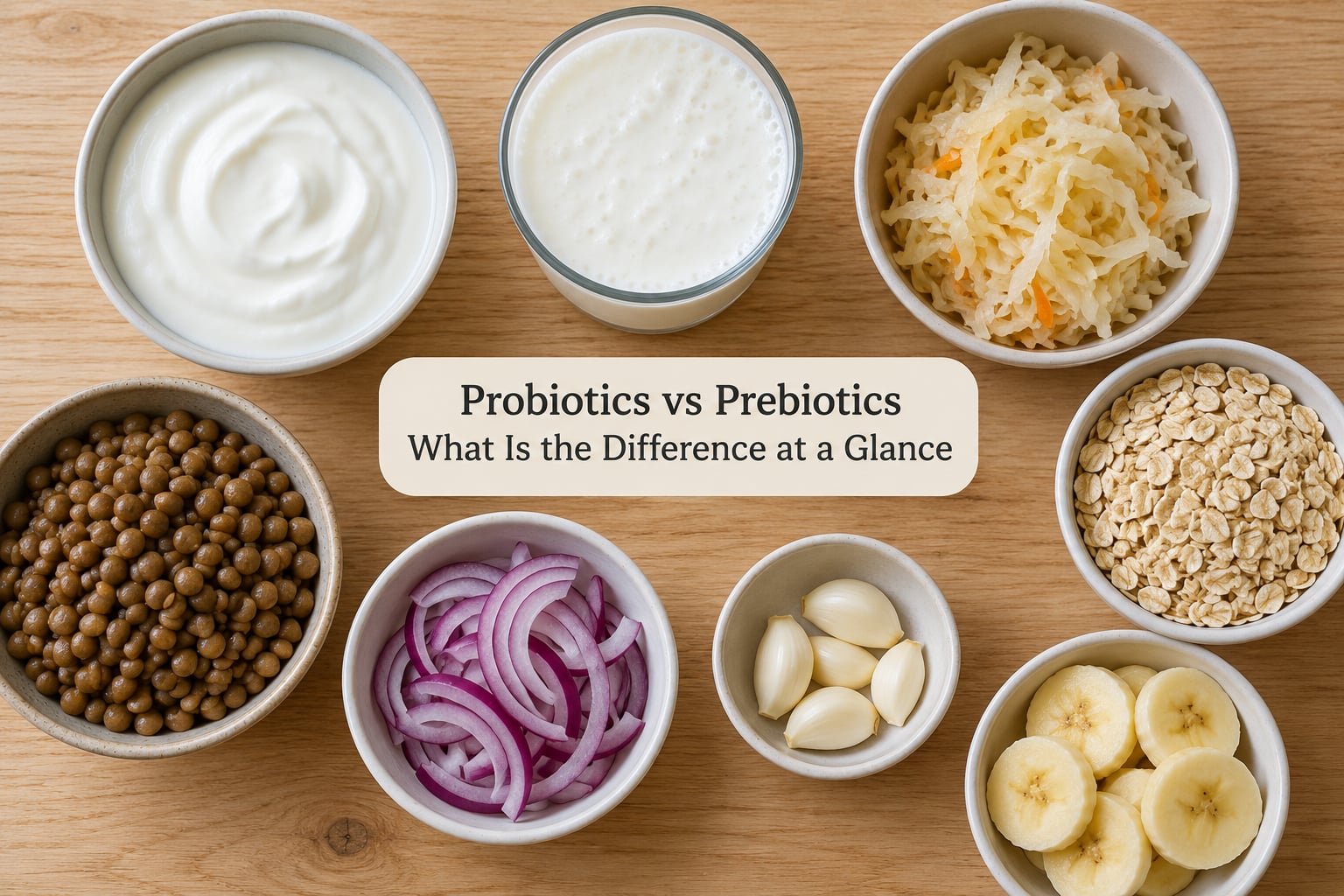 Probiotics vs Prebiotics What Is the Difference at a Glance