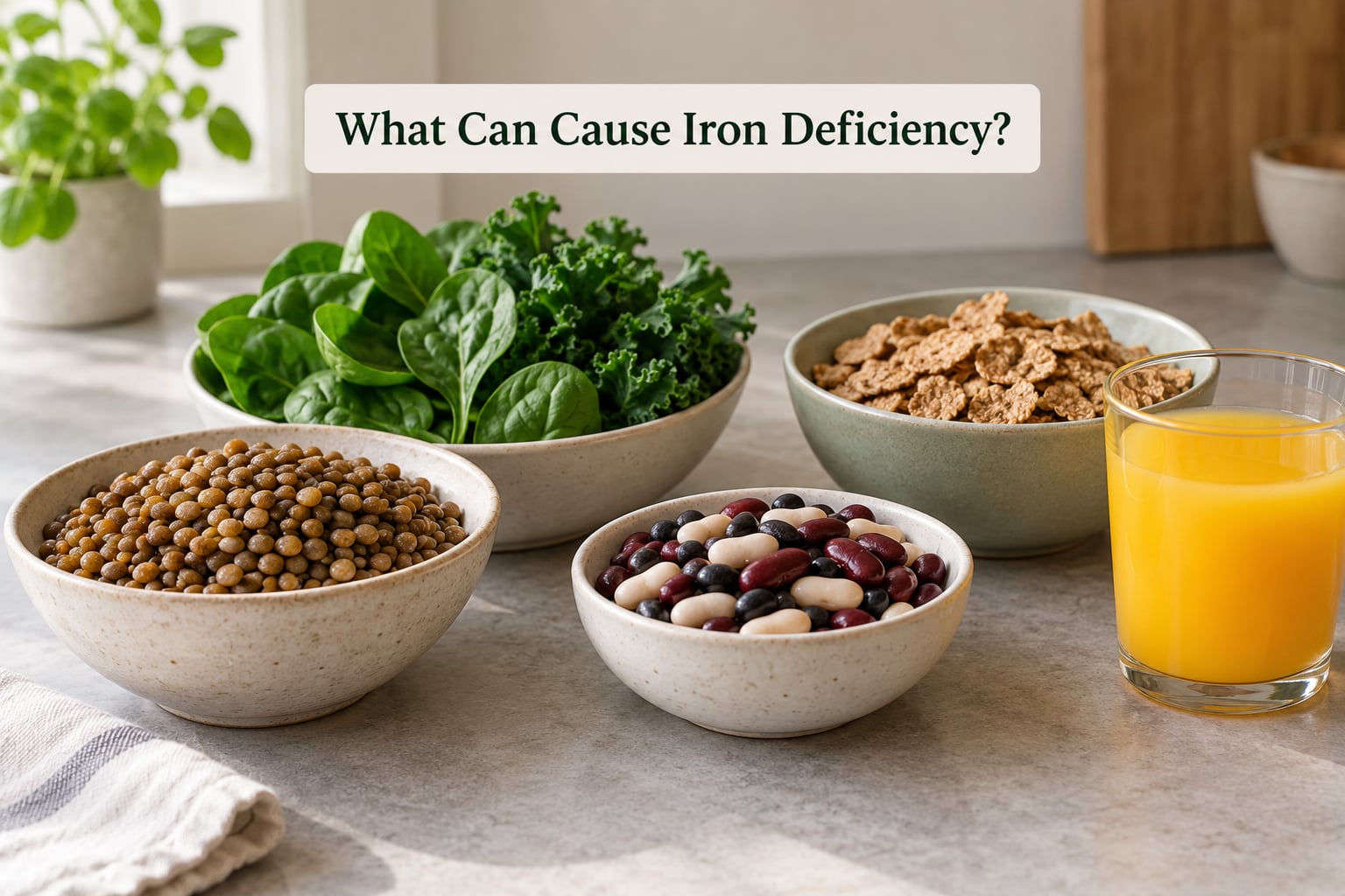 What Can Cause Iron Deficiency?