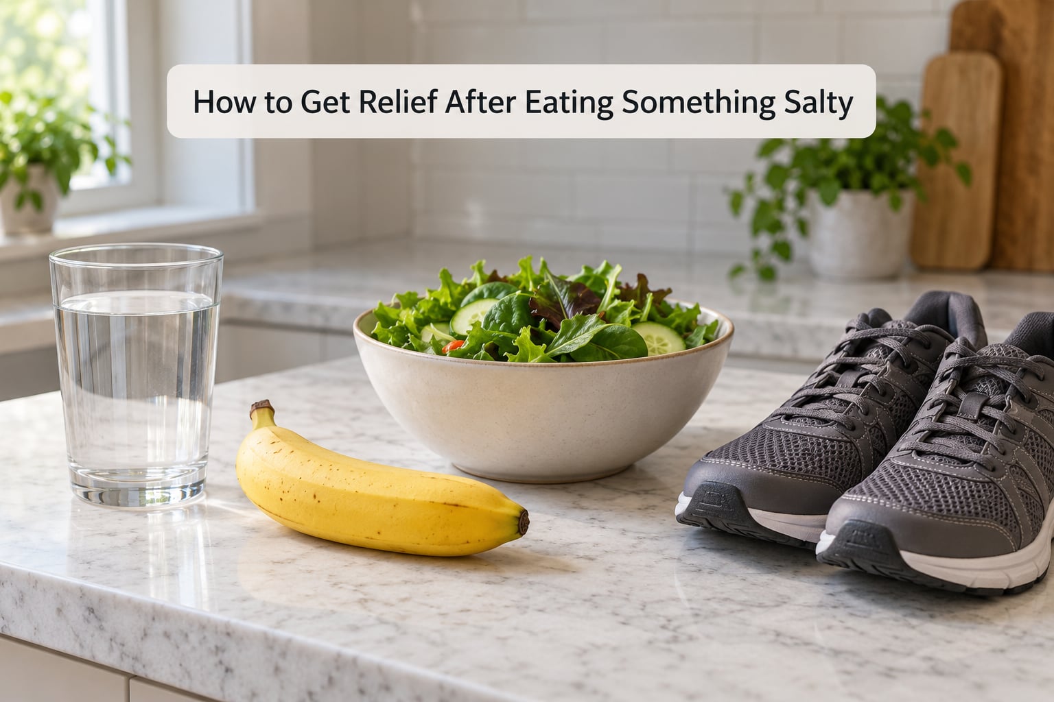 How to Get Relief After Eating Something Salty