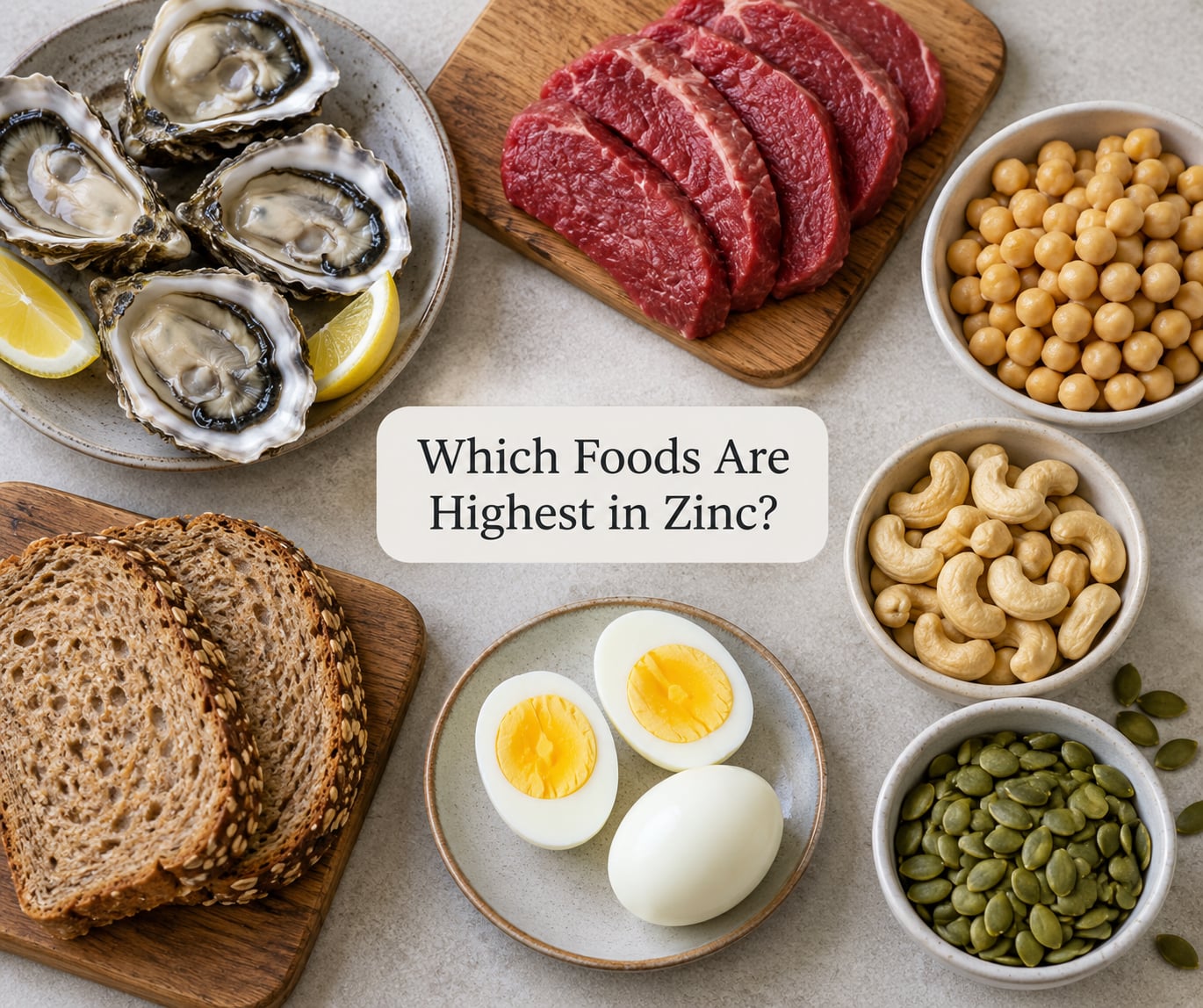 Which Foods Are Highest in Zinc?